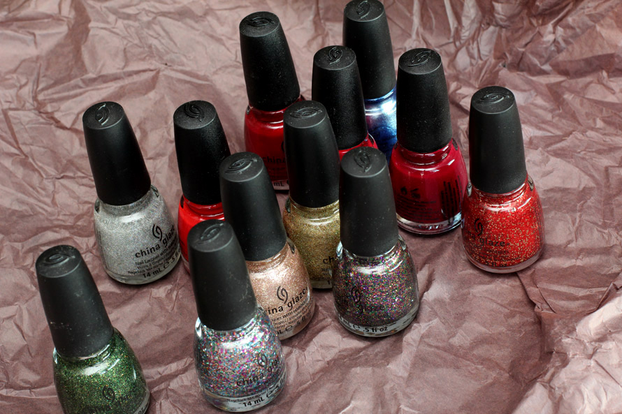 china glaze holiday 2012