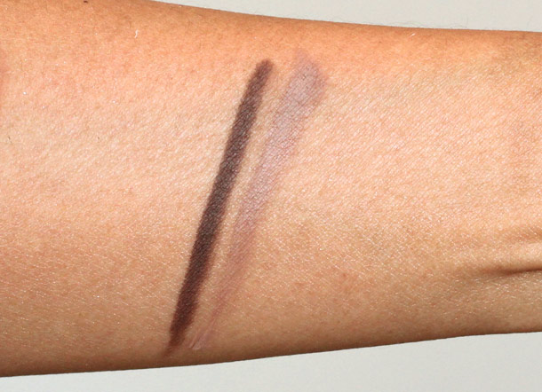 mac veluxe brow liner swatches