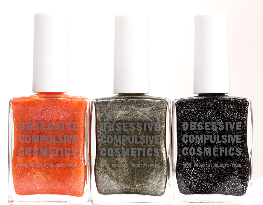 Obsessive Compulsive Cosmetics Sci-Fi Lullabies nail polish in Leelo, Ripley and Batty big