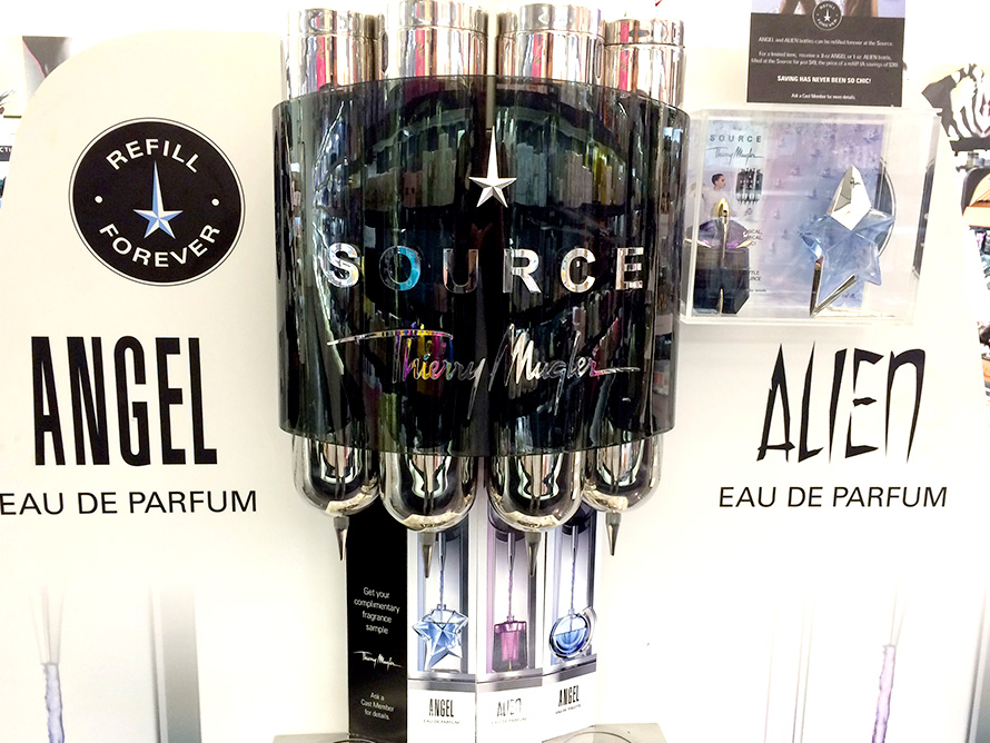 Thierry Mugler The Source fragrance fountain