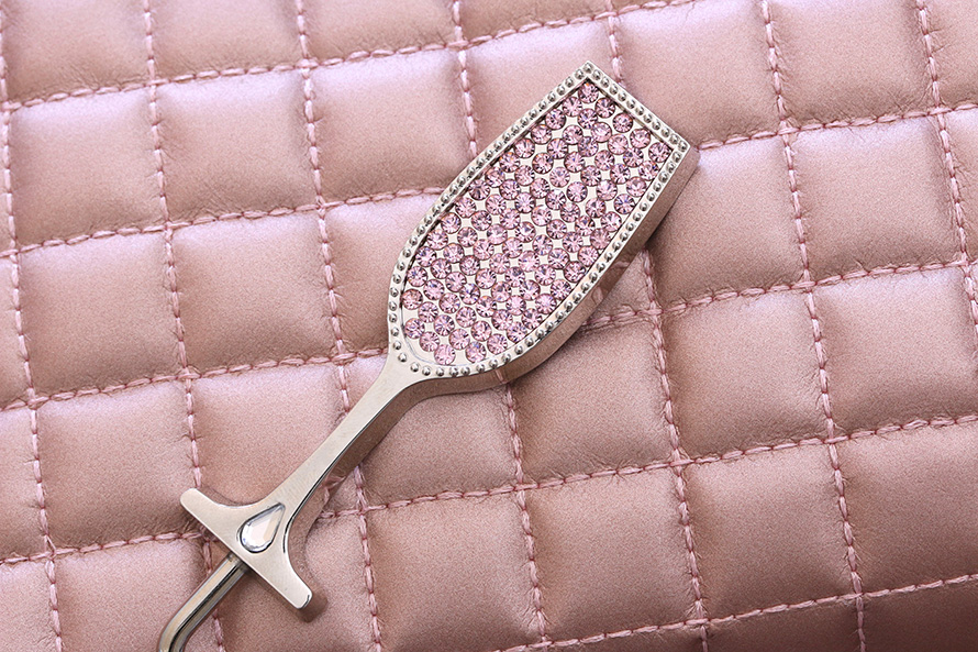 Pink Champagne Purse Holder