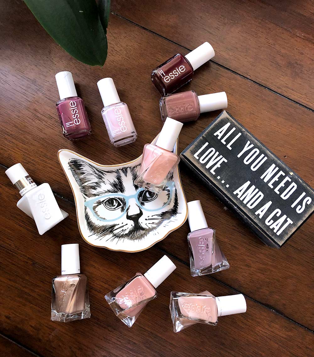 essie nail polish all you need is love and a cat