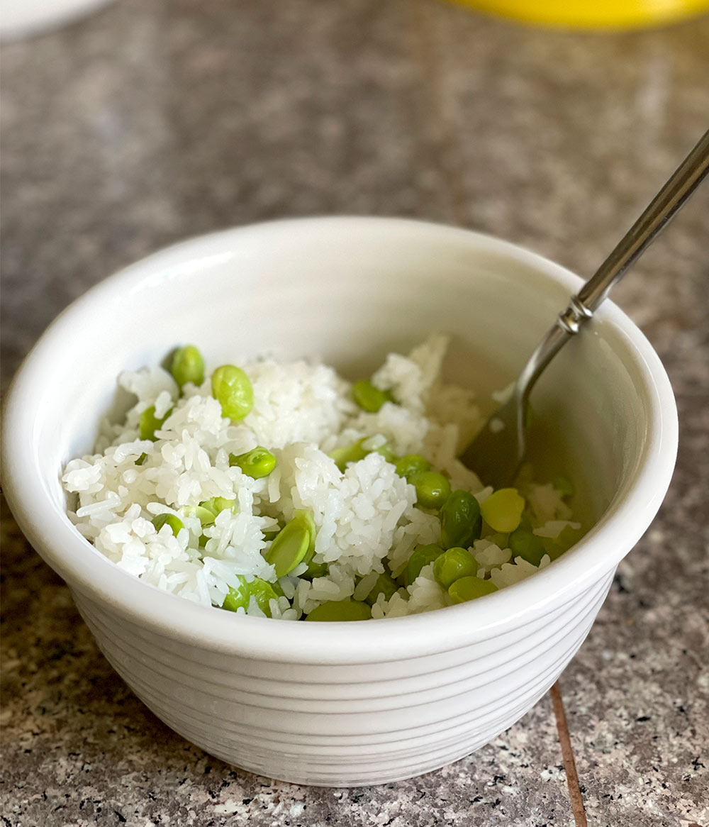edamame rice no furikake