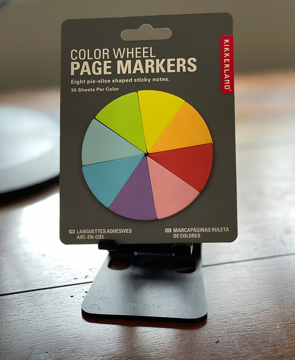 color wheel page markers