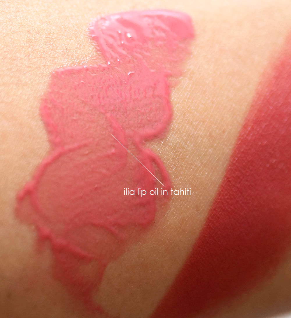 ilia lip oil in tahiti